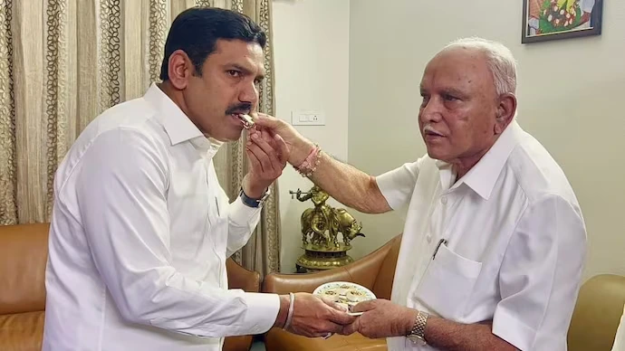 by vijayendra and bs yediyurappa 104826924