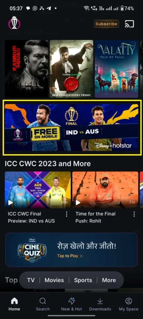 today match live free