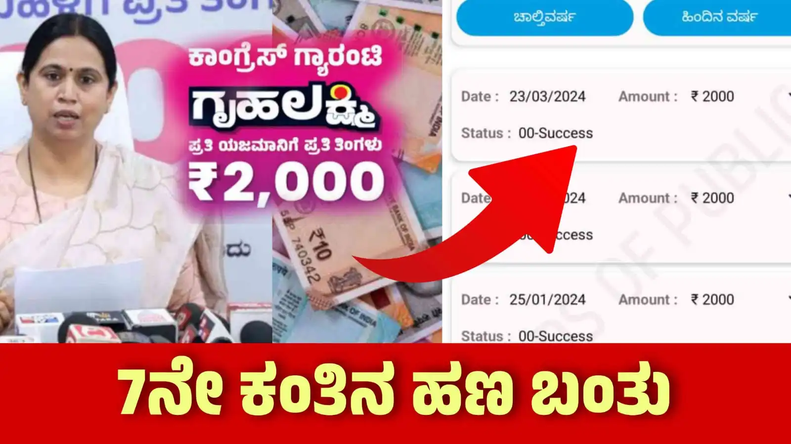 7th payment geuhalakshmi