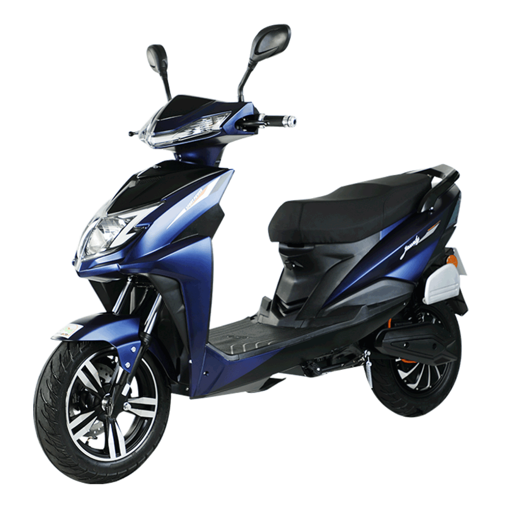 electric bikes blue jaunty