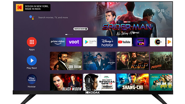 Kodak 4k 7XPRO BL Android TVs