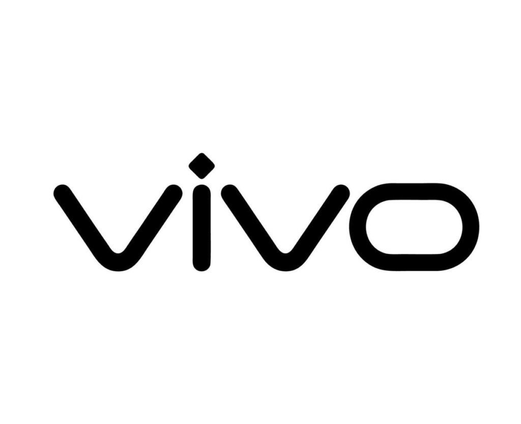 vivo brand logo phone symbol name black design chinese mobile illustration free vector