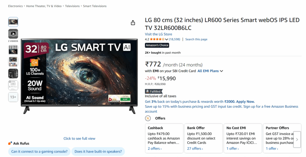 lg tv