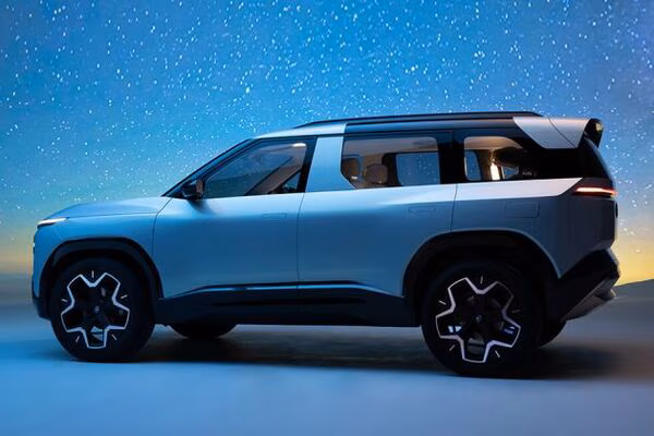 exterior tata sierra ev rear left