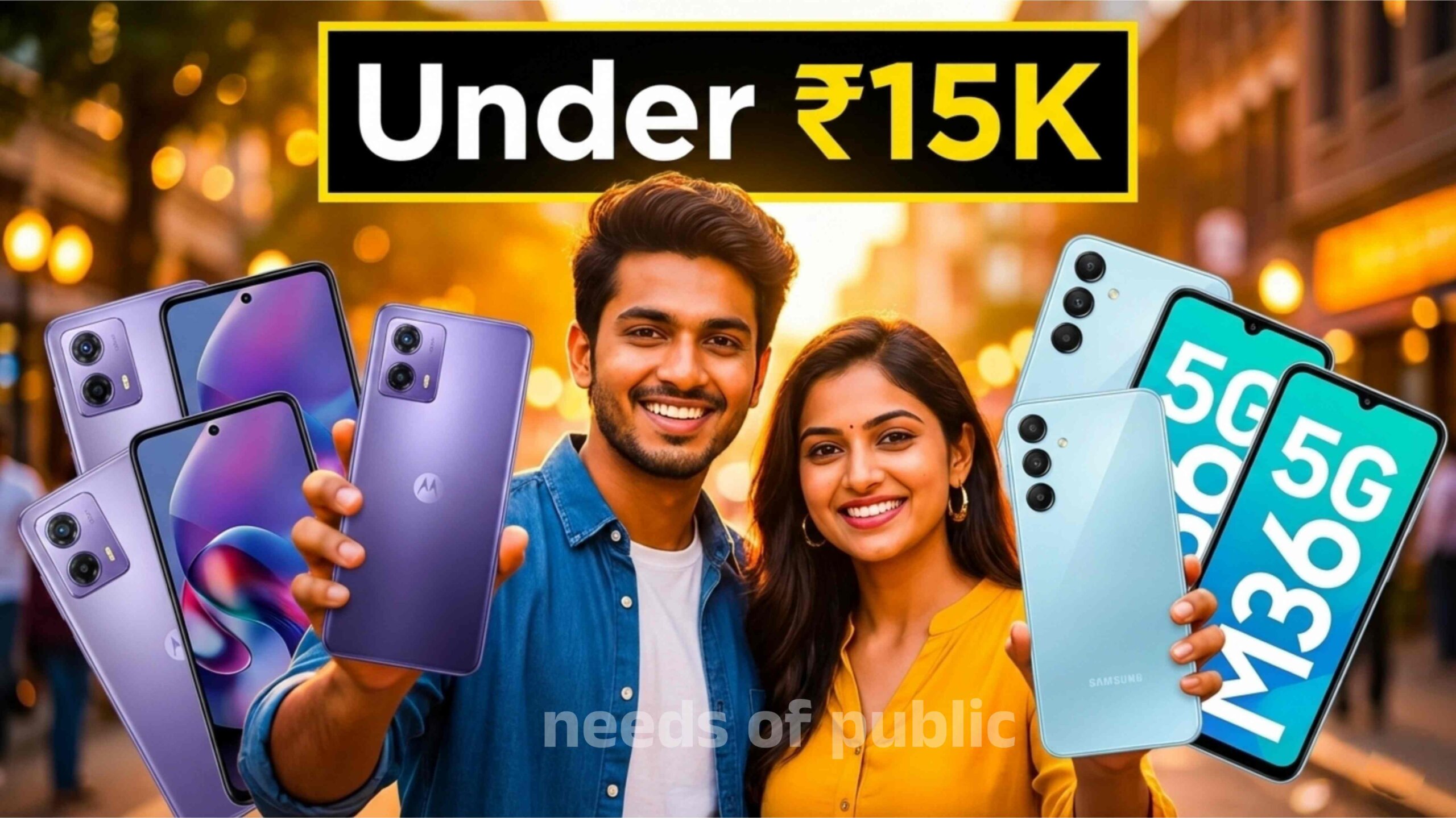 mobiles under 15K INR scaled