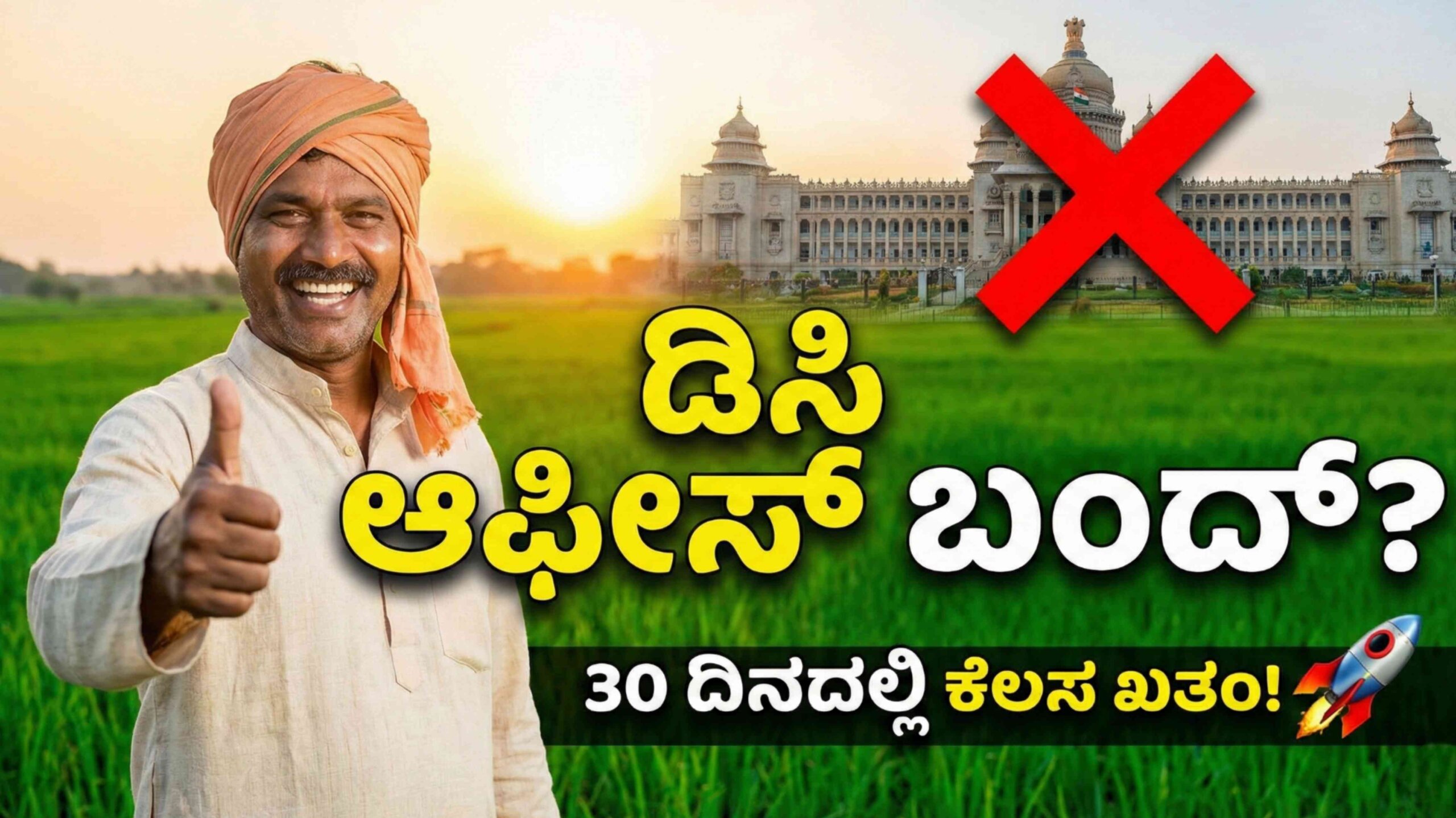 Land conversion scaled