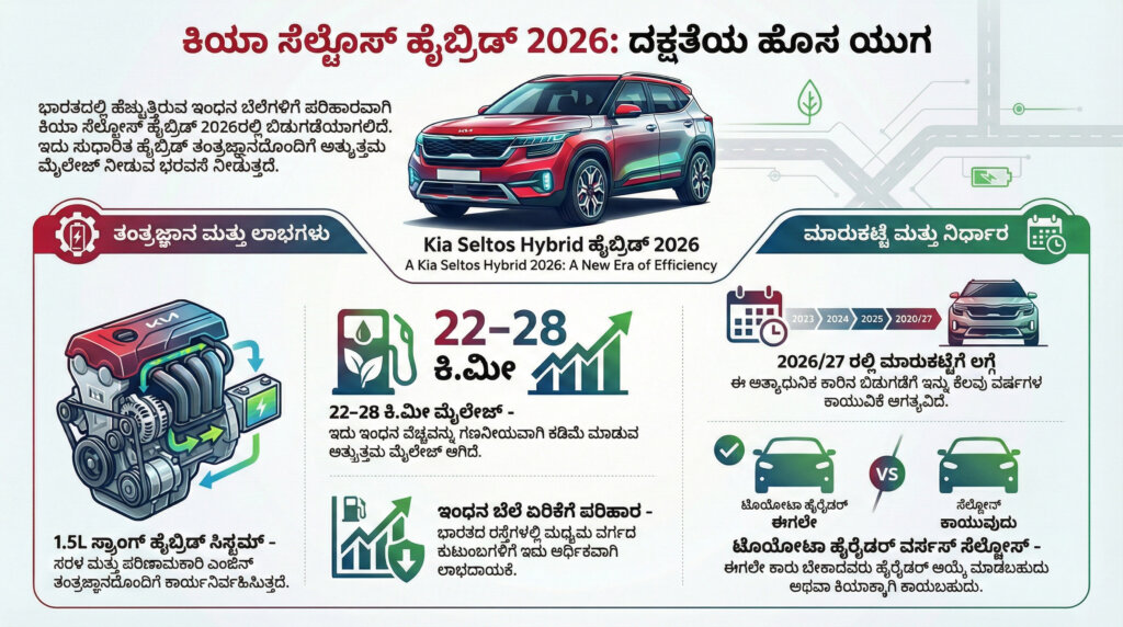kia seltos hybrid 28km mileage news