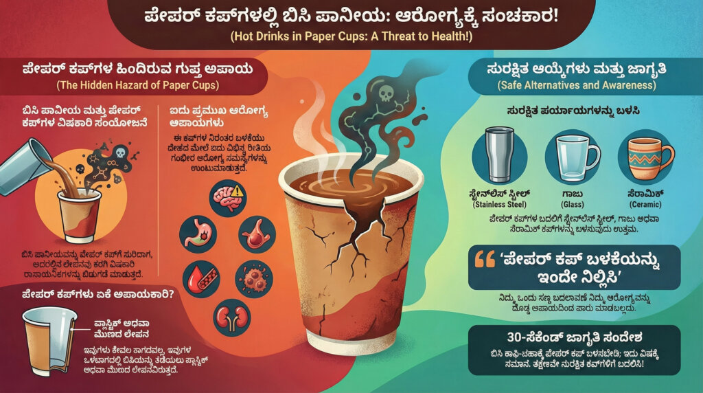 paper cup vs steel glass health comparison
