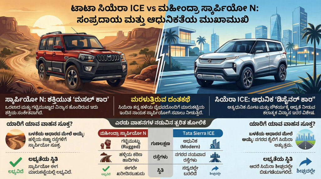 sierra vs scorpio n kannada review
