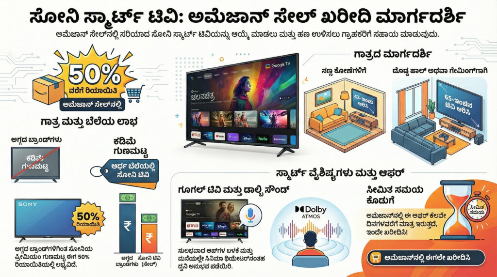 sony 4k tv price drop 24999 offer kannada