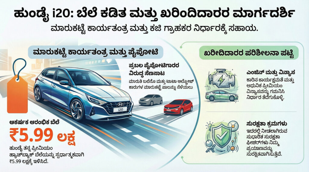 hyundai i20 new price list 2026 karnataka