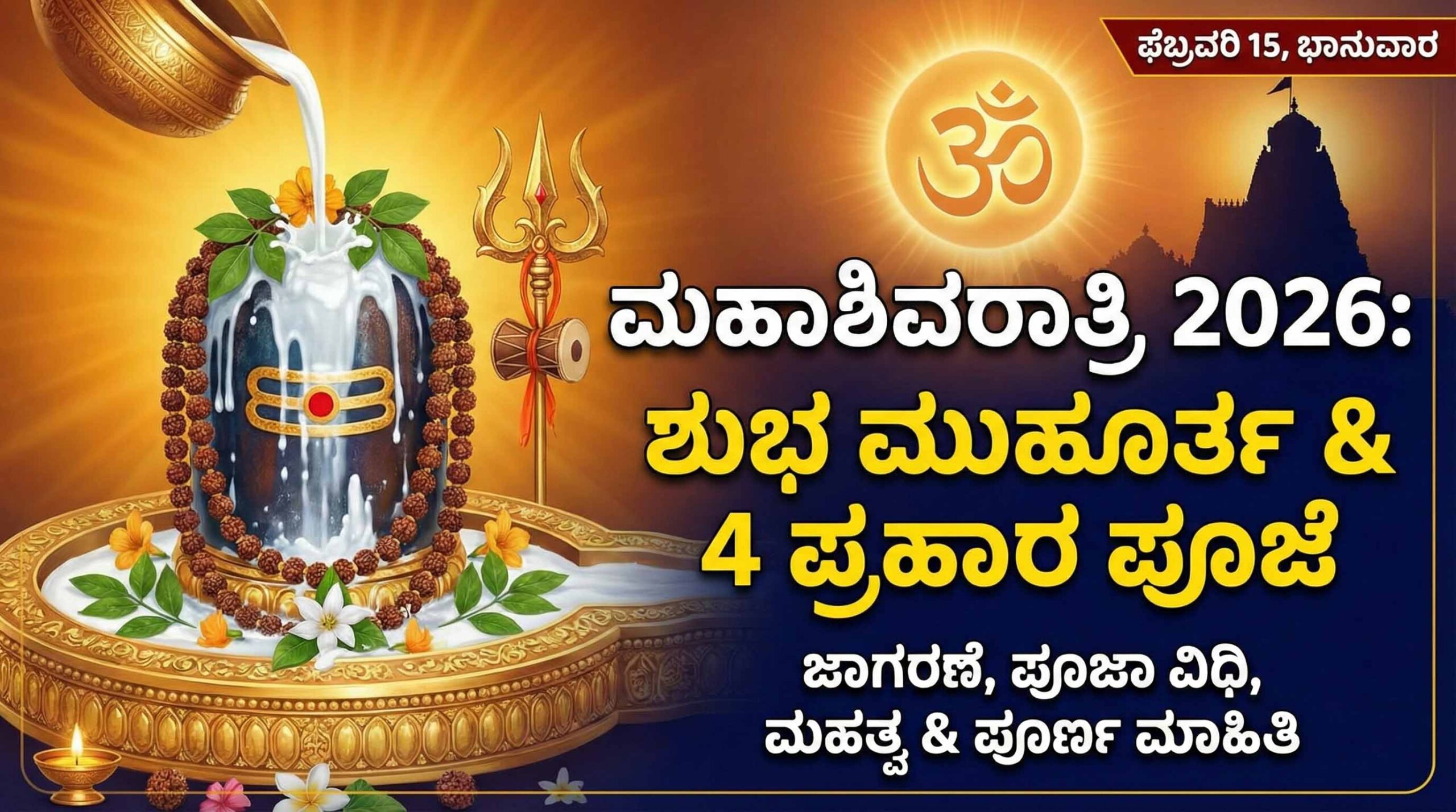 mahashivaratri 2026 muhurtha puja timings prahara kannada guide scaled