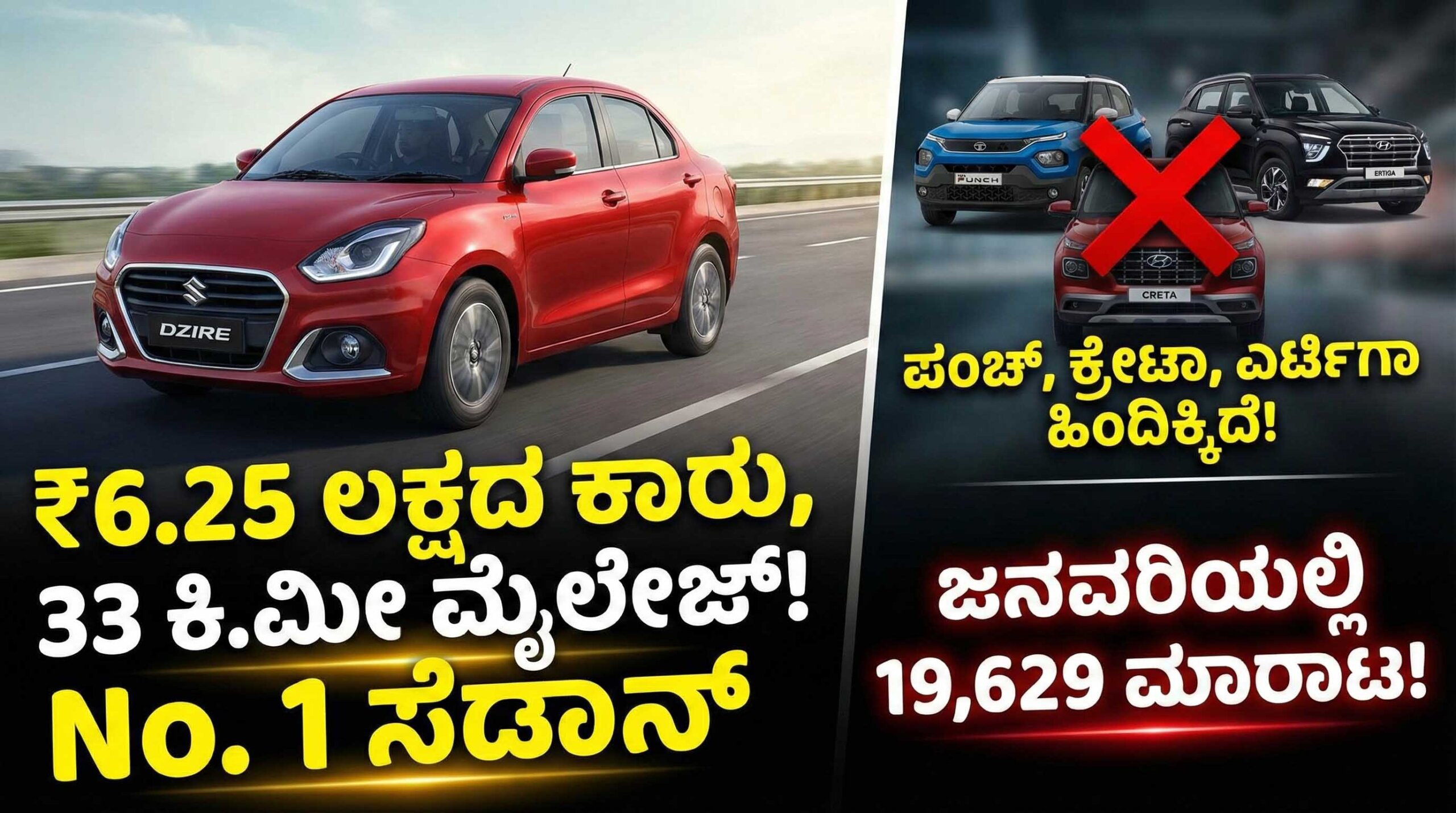 maruti dzire sales january 2026 mileage 33km price details scaled