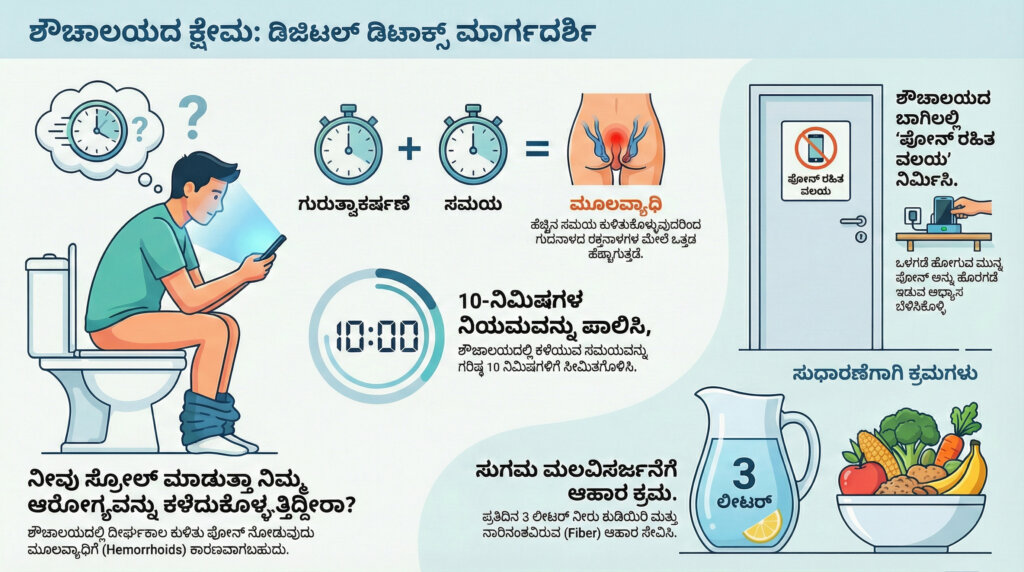 mobile usage in bathroom dangerous side effects 2026
