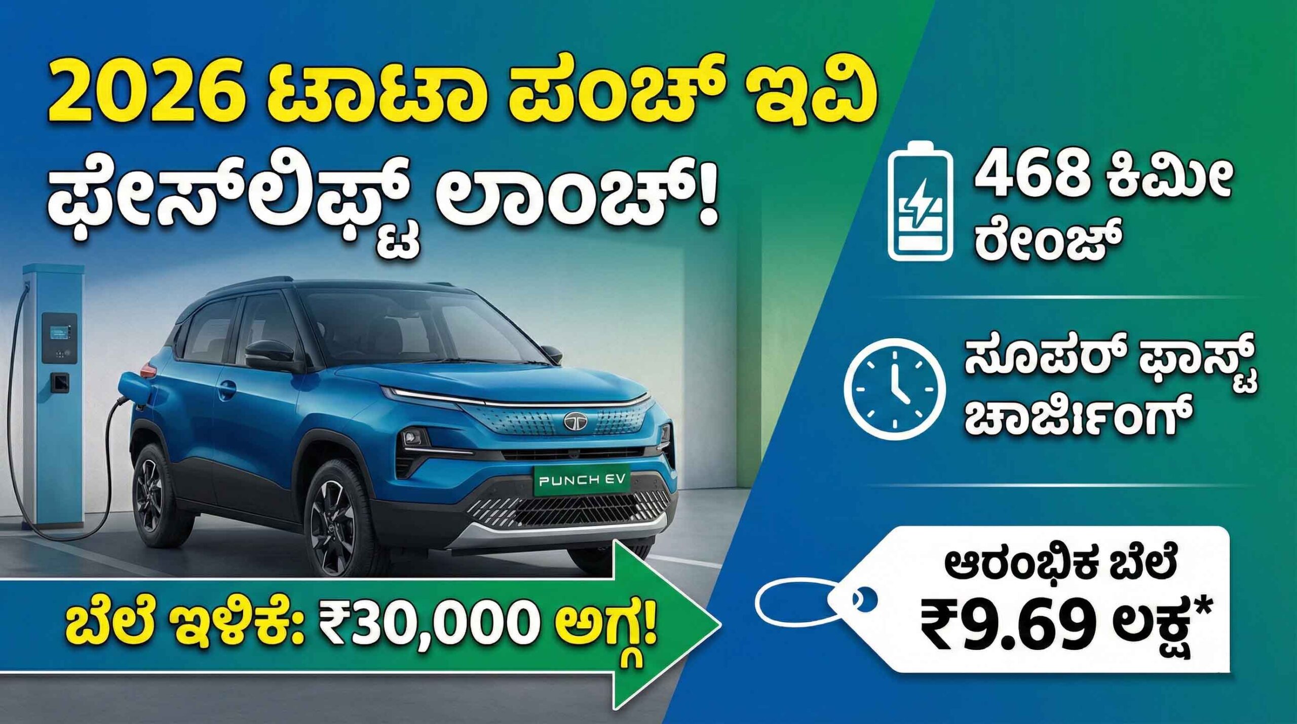 tata punch ev facelift 2026 price range kannada scaled