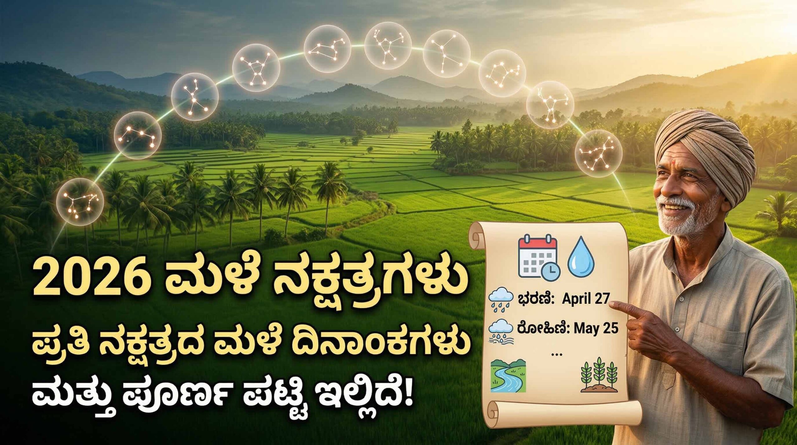 2026 male nakshatra list karnataka rain stars dates for farmers scaled