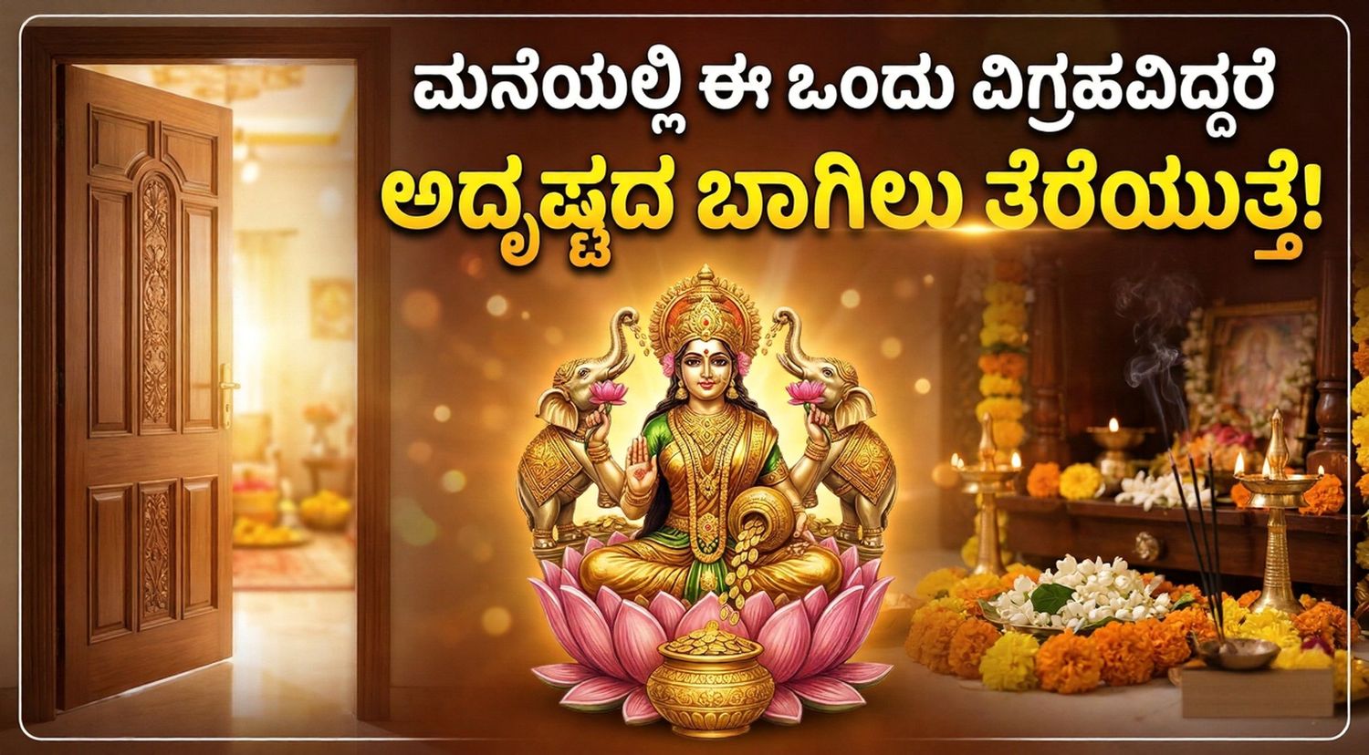 ವಾಸ್ತು ಶಾಸ್ತ್ರ: ಮನೆಯಲ್ಲಿ ಈ ಒಂದು ವಿಗ್ರಹವಿದ್ದರೆ ಅದೃಷ್ಟದ ಬಾಗಿಲು ತೆರೆಯುತ್ತೆ! ಆರ್ಥಿಕ ಸುಧಾರಣೆಗೆ ಇಲ್ಲಿದೆ ಸರಳ ದಾರಿ