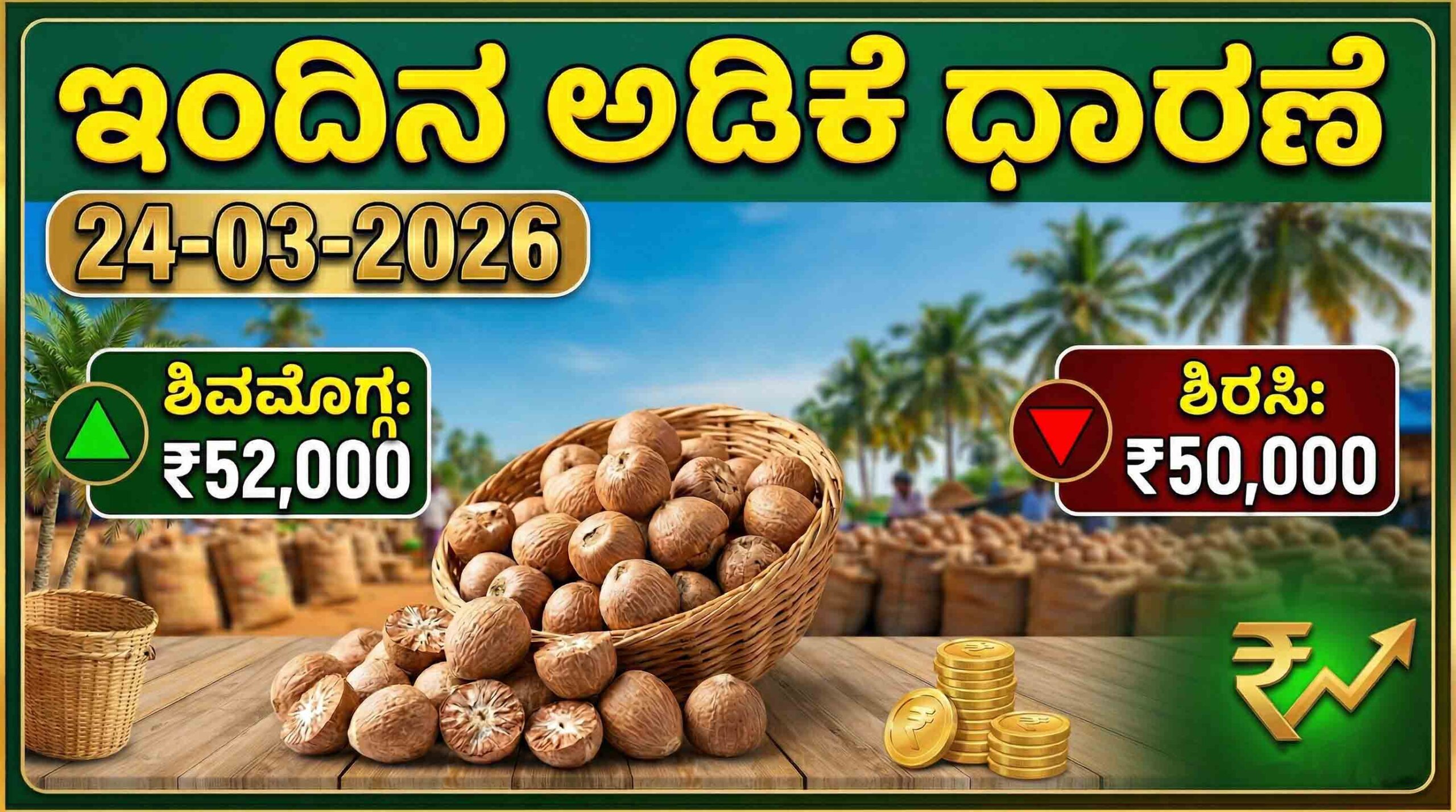 arecanut price today 24 march 2026 karnataka scaled