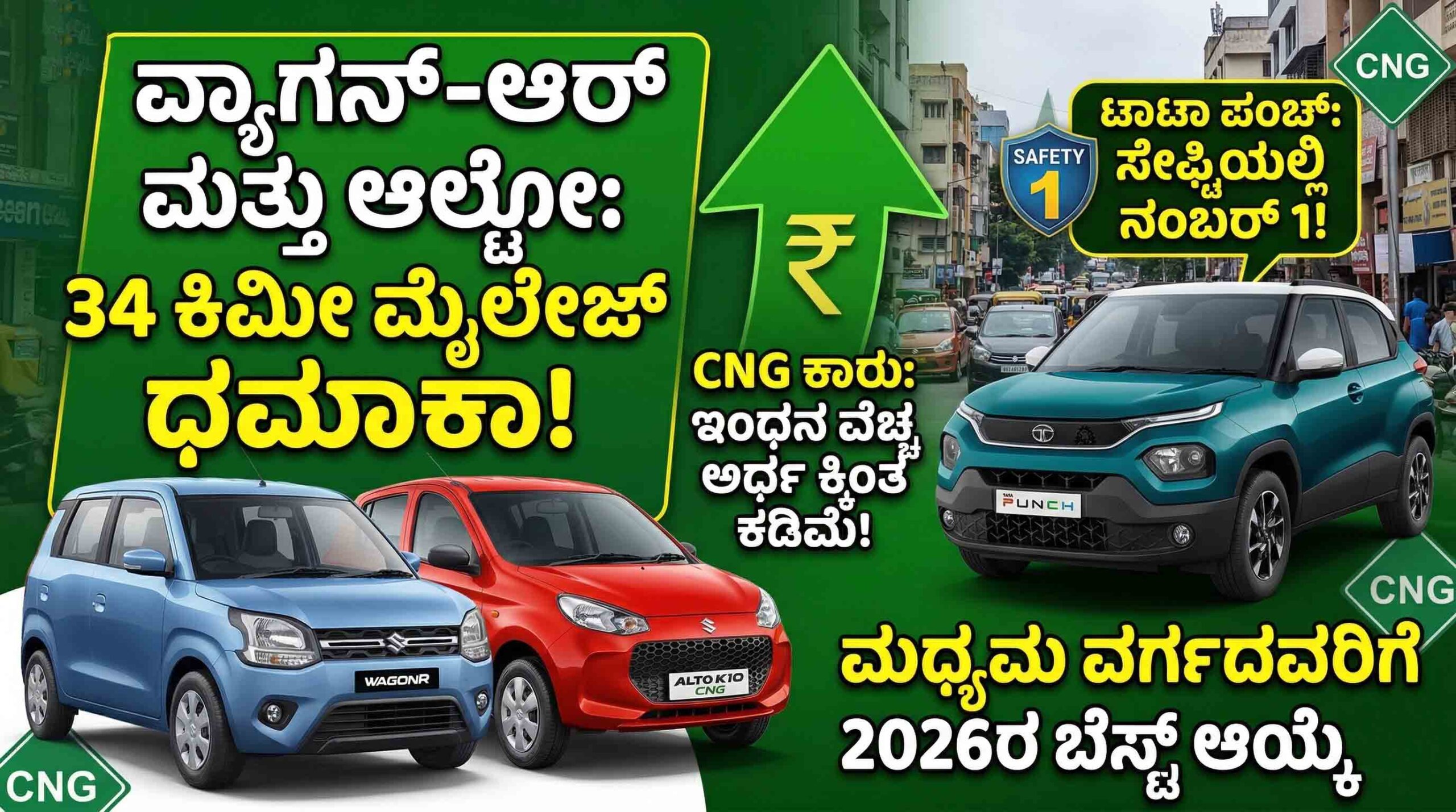 best high mileage cng cars india 2026 price kannada scaled