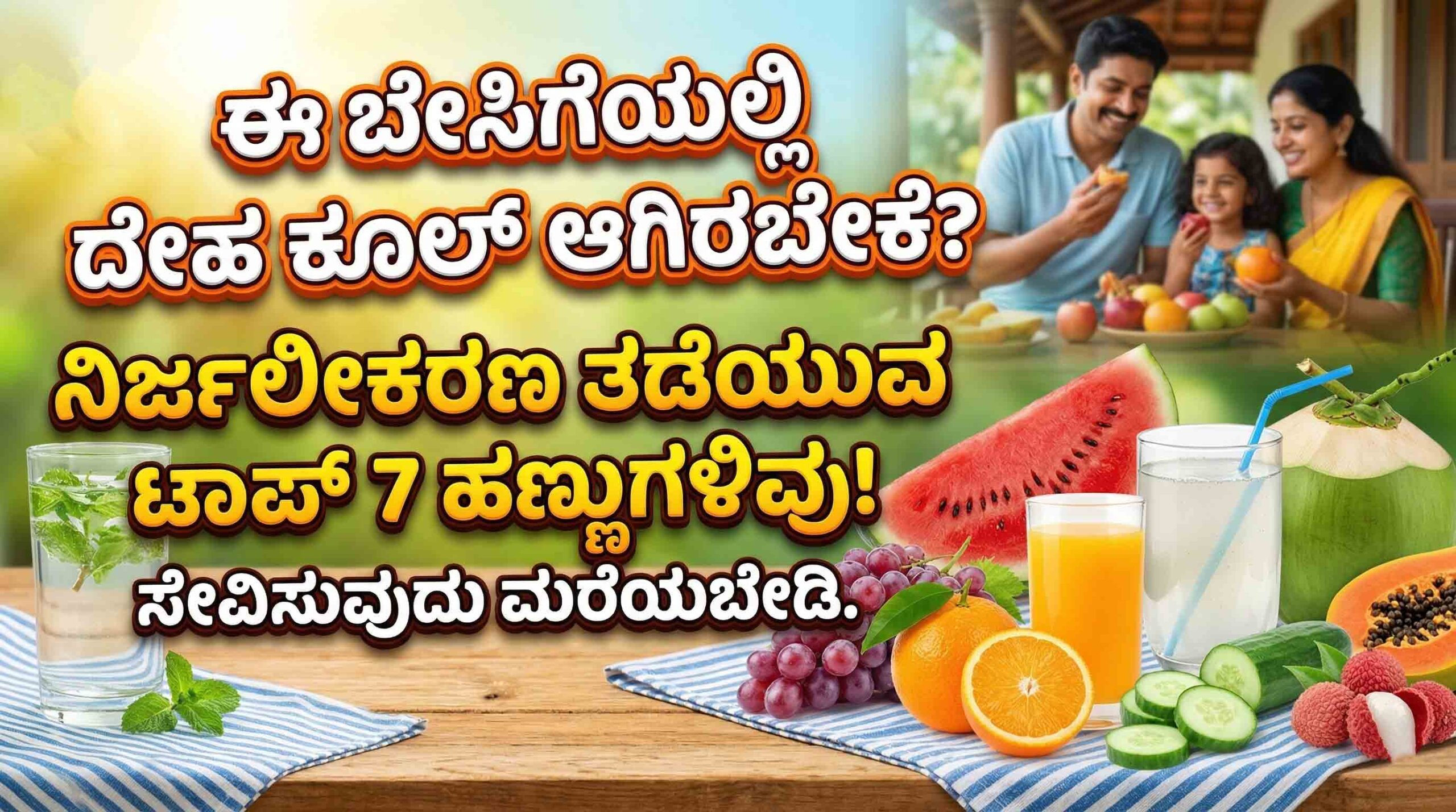 best summer fruits to stay hydrated and cool body kannada scaled
