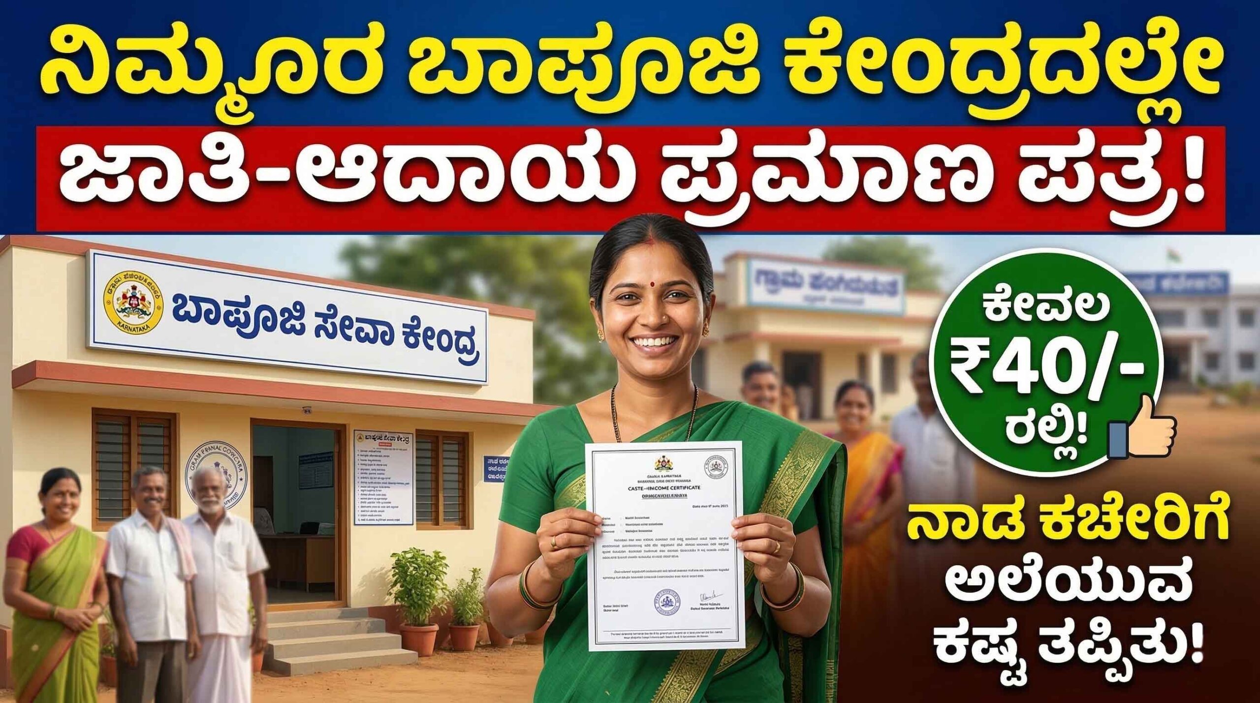 caste income certificate bapuji seva kendra karnataka scaled