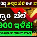 gold rate today karnataka price drop 2900 per 10 grams bengaluru