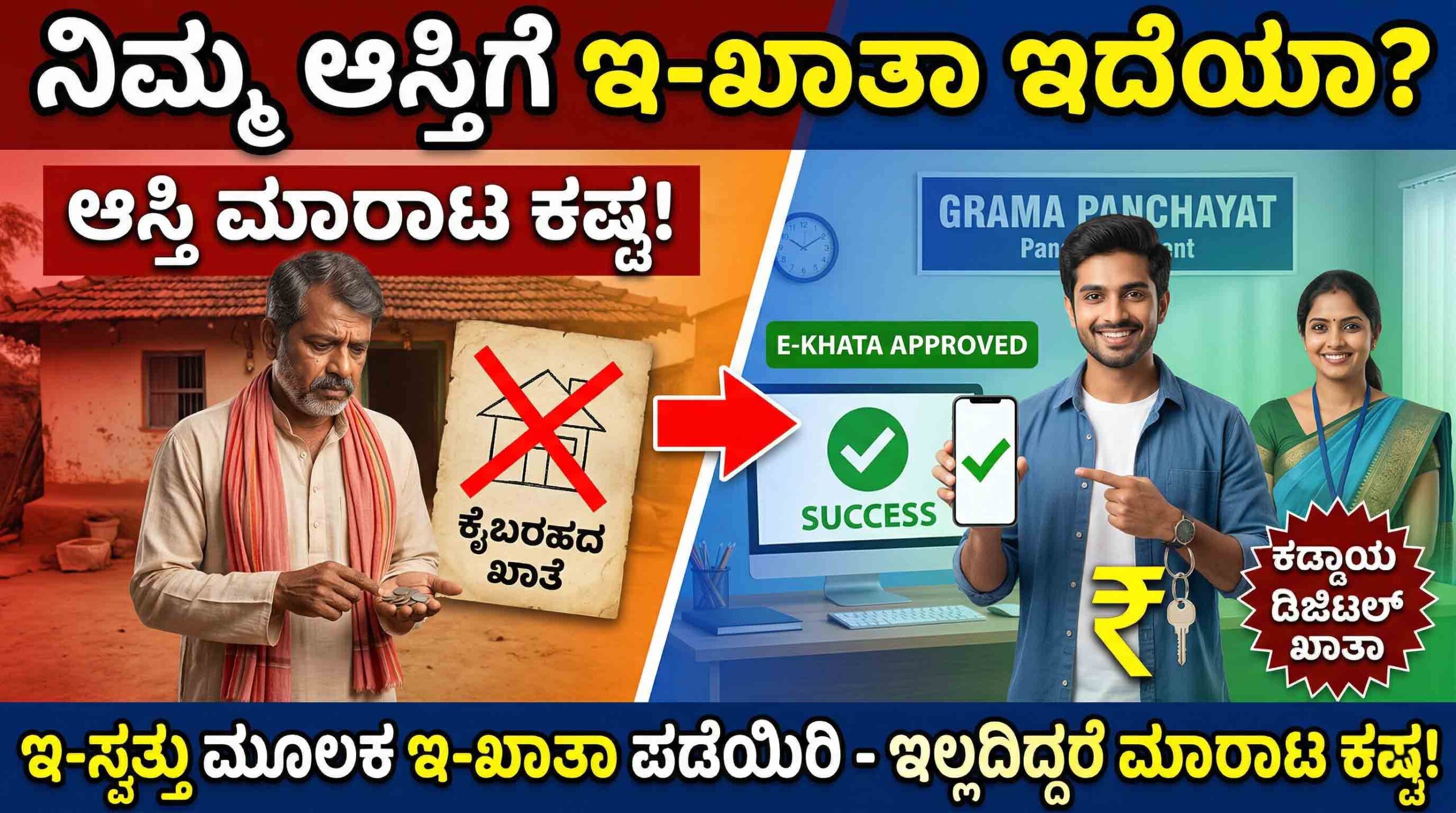 how to get panchayat e khata karnataka e swathu documents guide scaled