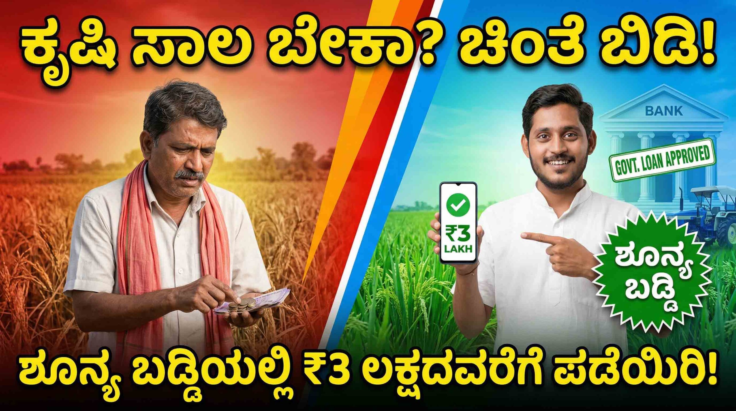 karnataka agriculture loan types zero interest kcc guide scaled