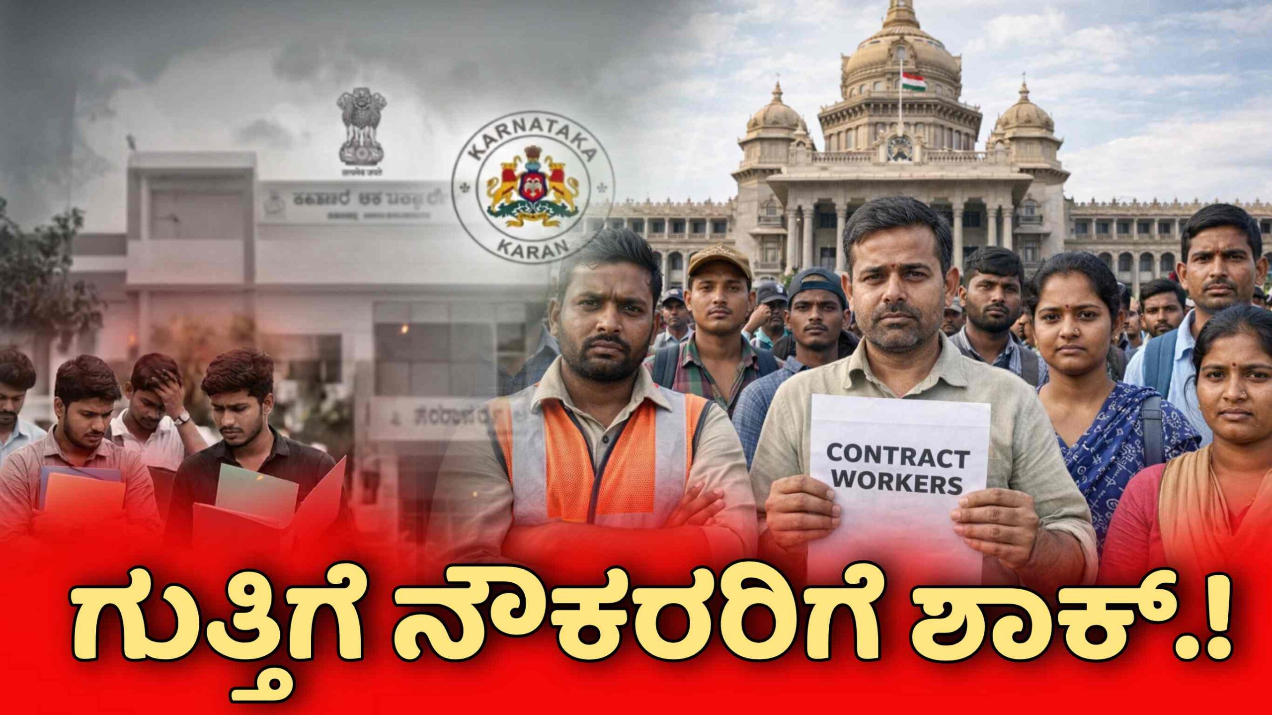 karnataka contract employees scaled