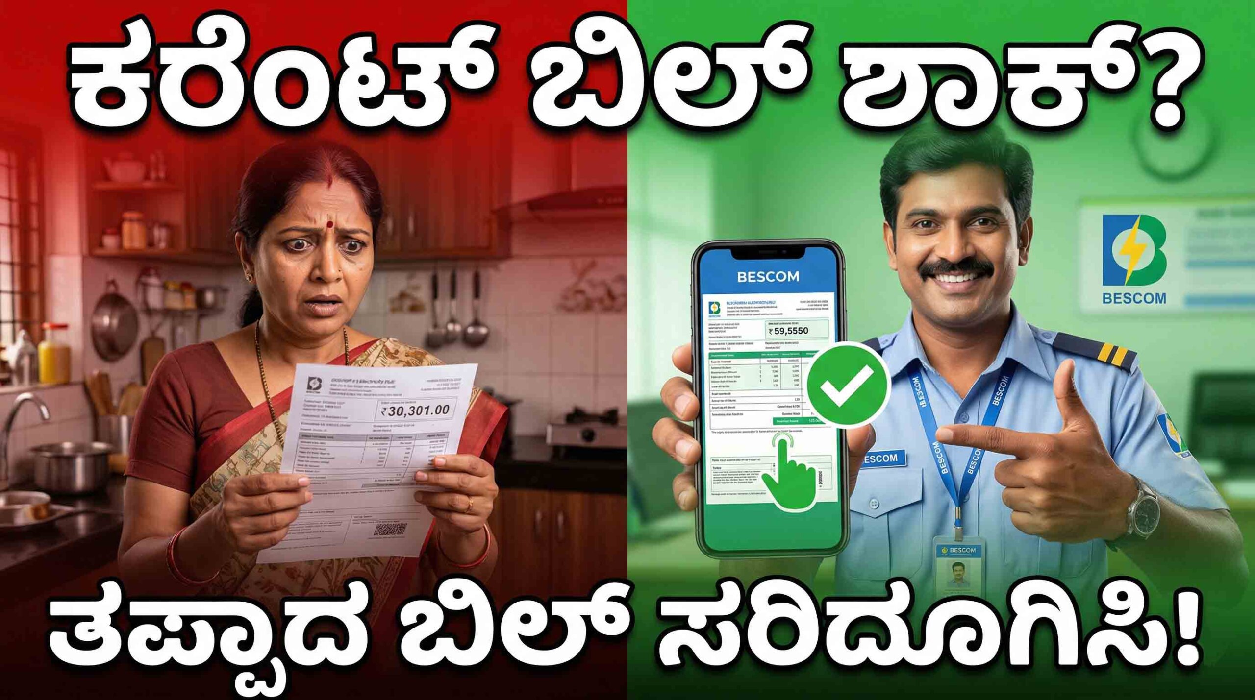 karnataka electricity bill complaint guide kannada scaled