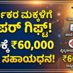 karnataka labour card scholarship details for students 2026