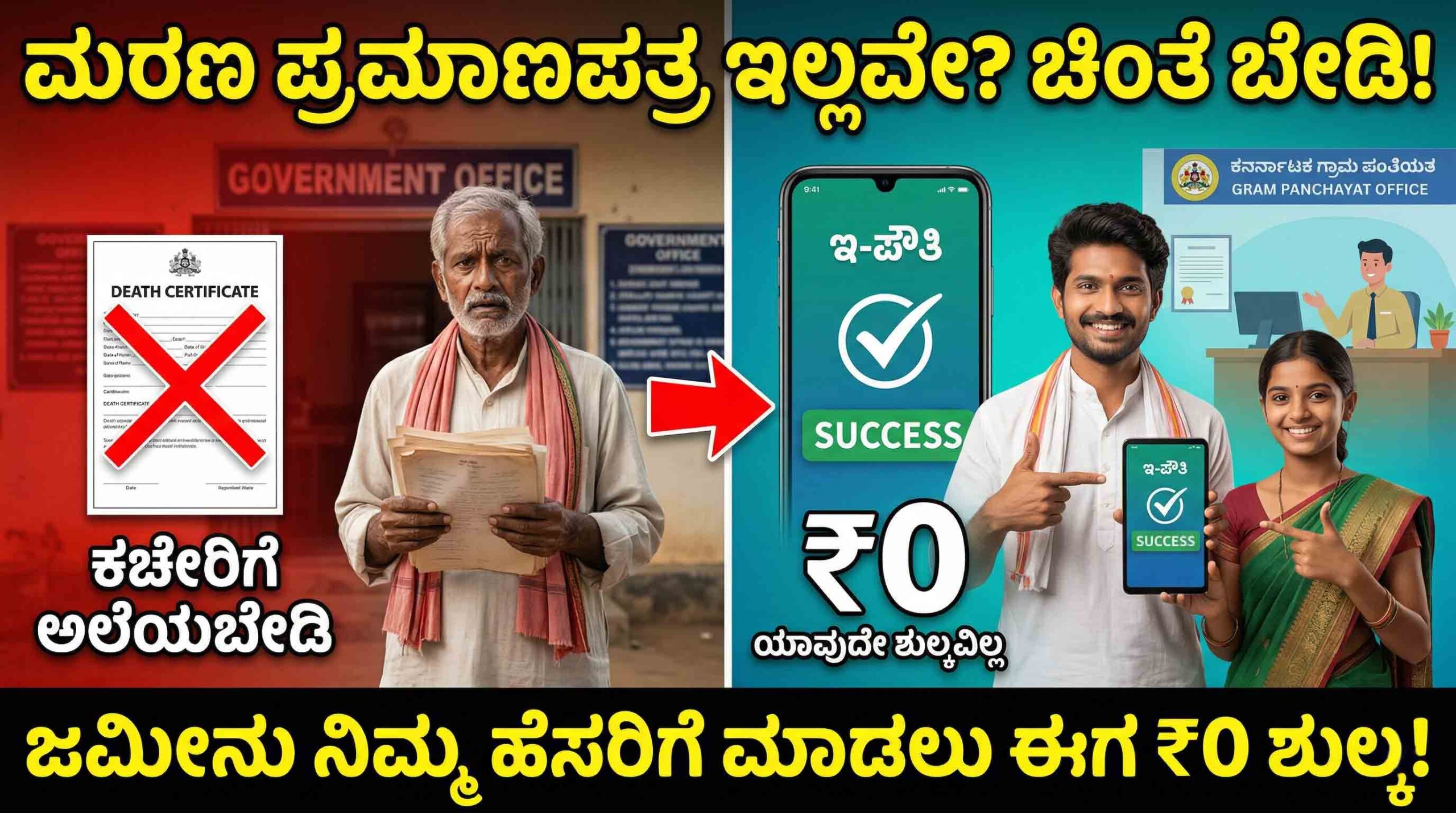 karnataka pauti khata new rules 2026 no death certificate scaled