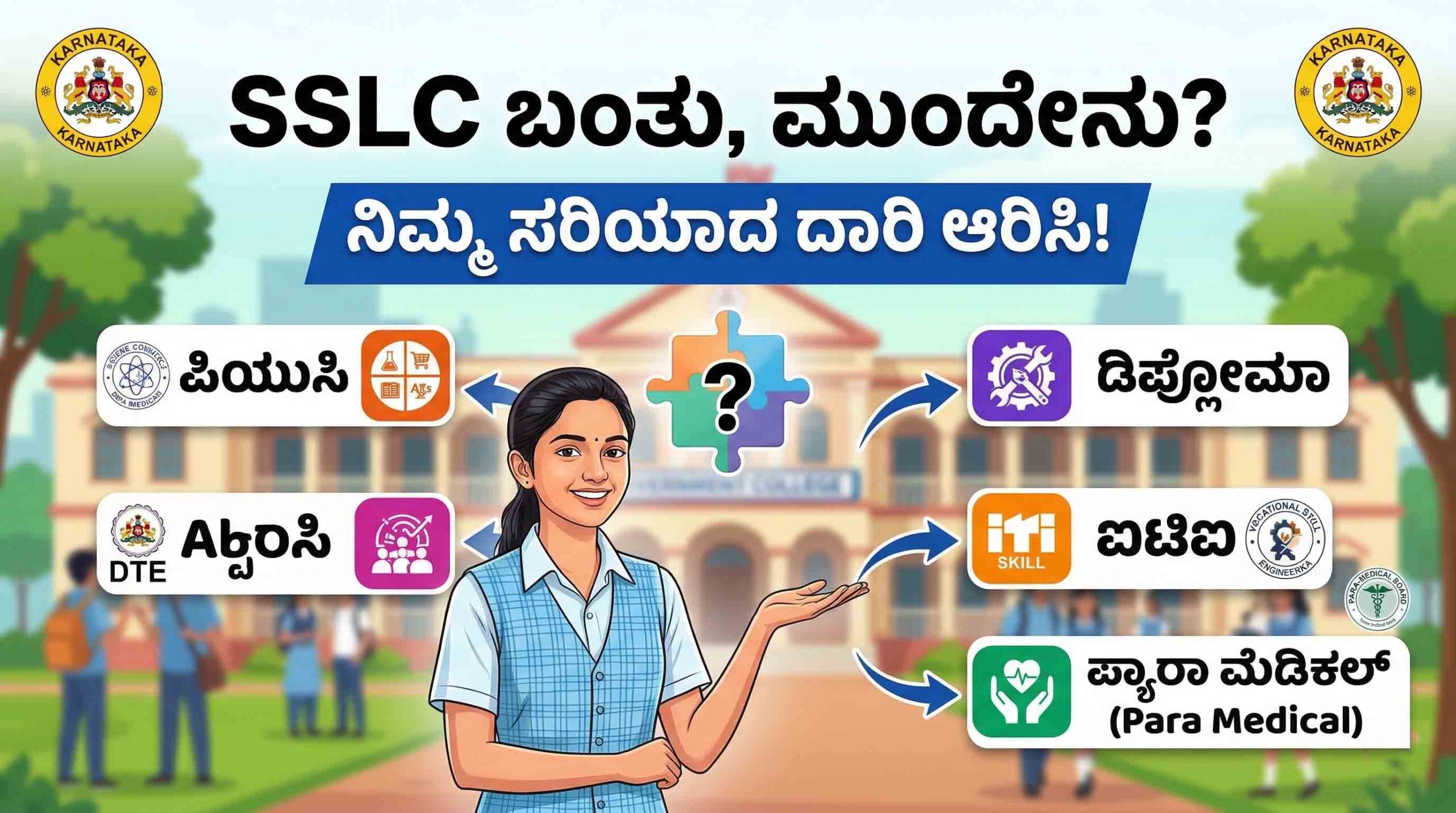 sslc puc nantara enu best courses list karnataka 2026 guide scaled