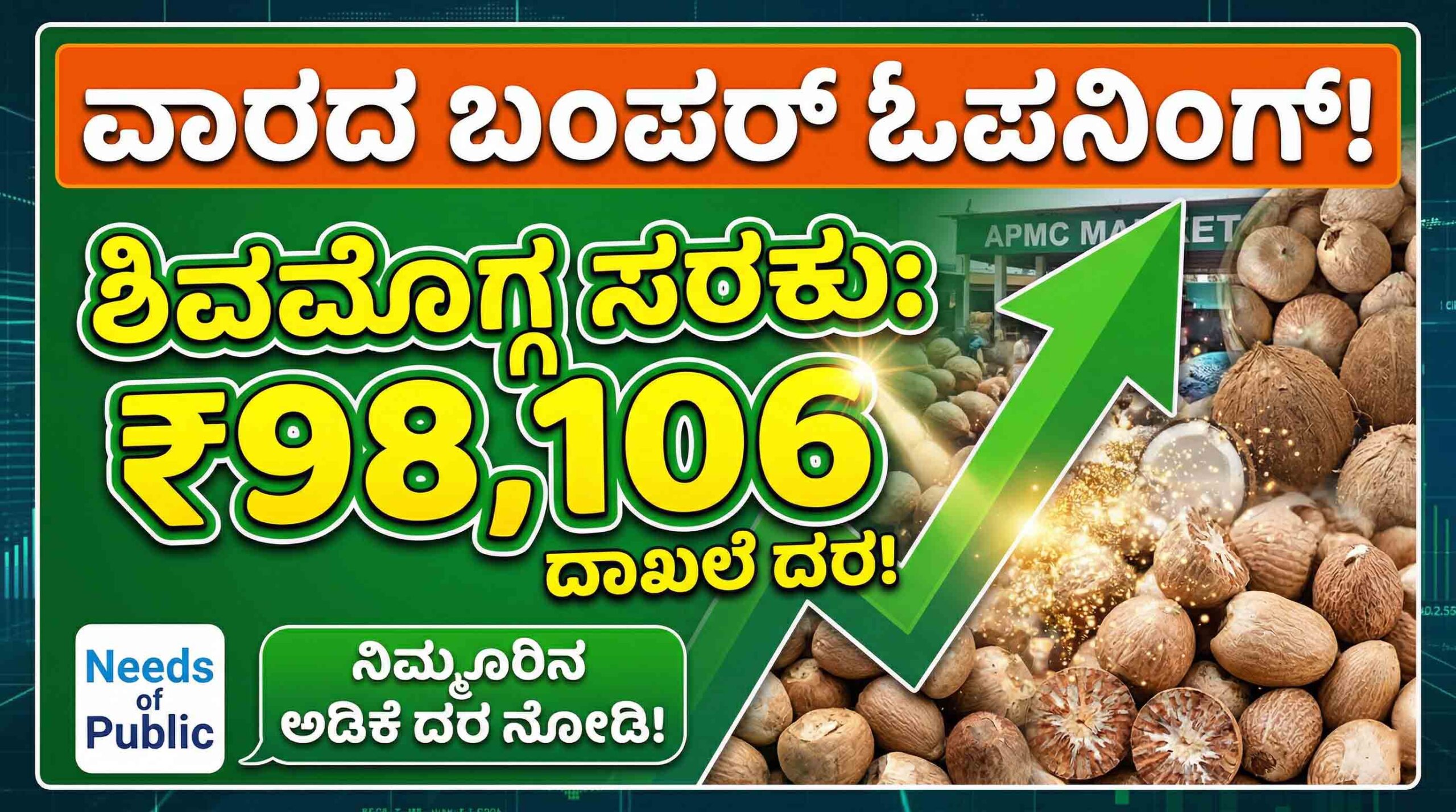 adike price today karnataka shivamogga rates scaled