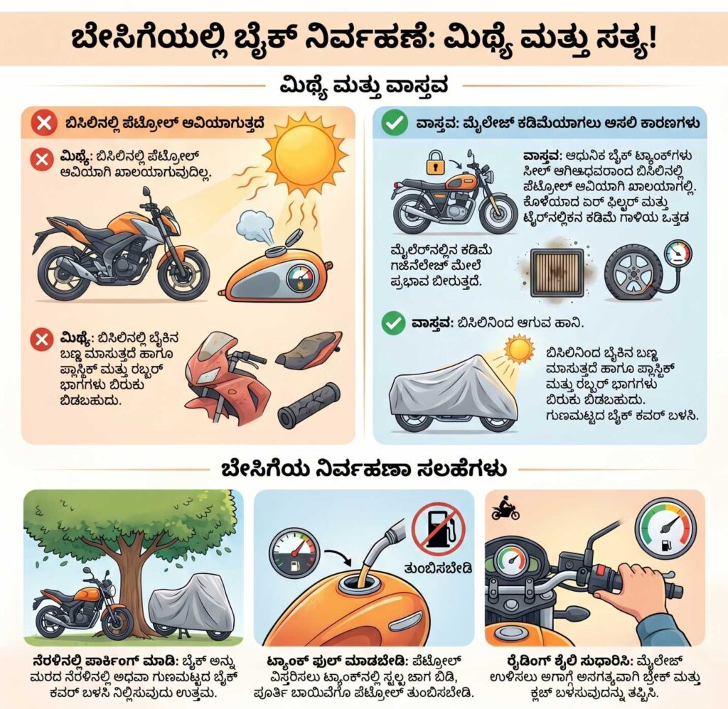 summer bike tips info