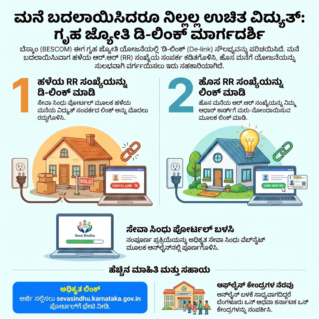 ಗೃಹ ಜ್ಯೋತಿ ಡಿ ಲಿಂಕ್ ಮಾರ್ಗದರ್ಶಿ