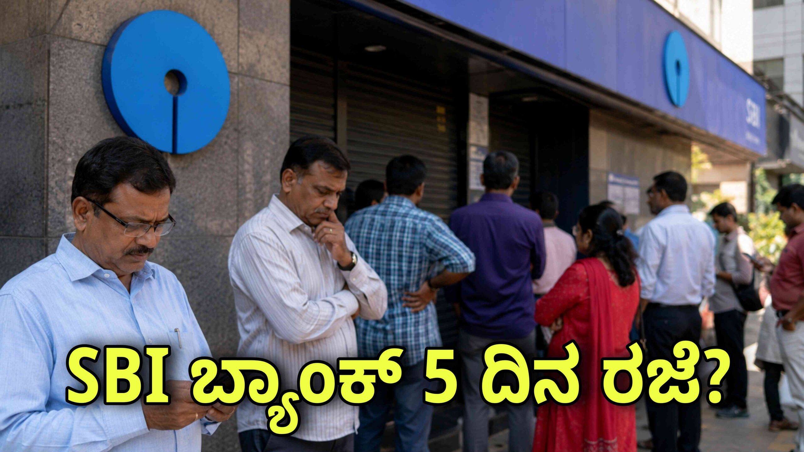 SBI Bank Strike ಎಸ್‌ಬಿಐ ಬ್ಯಾಂಕ್ ಮುಷ್ಕರ scaled