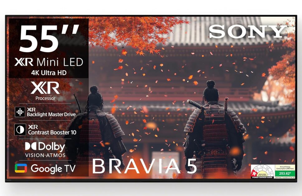 Sony BRAVIA 5 4K Ultra HD Smart Mini LED Google TV K 55XR50