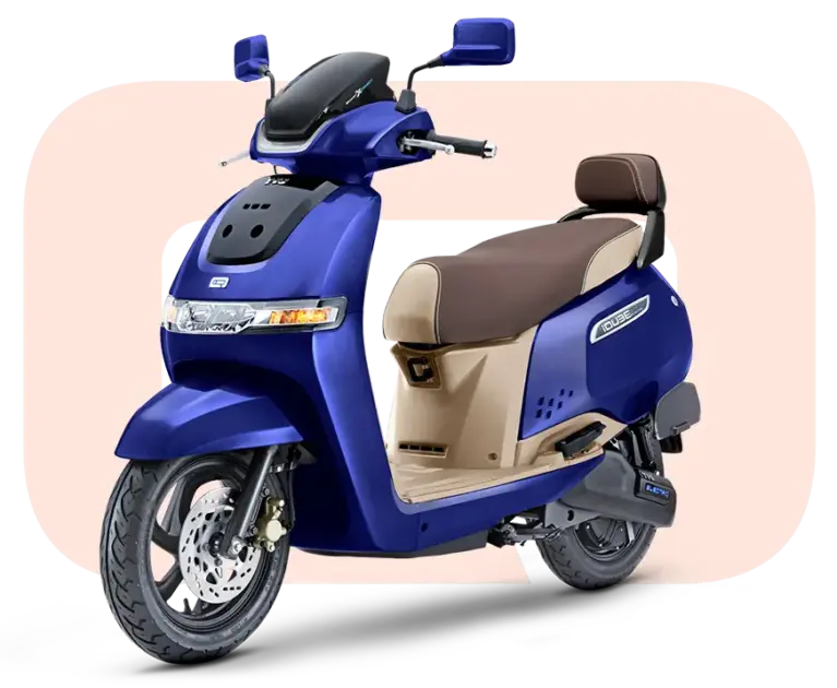 TVS iQube S BLUE