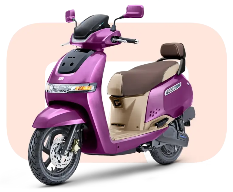 TVS iQube S PURPLE