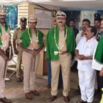 ranebennur police station igp visit