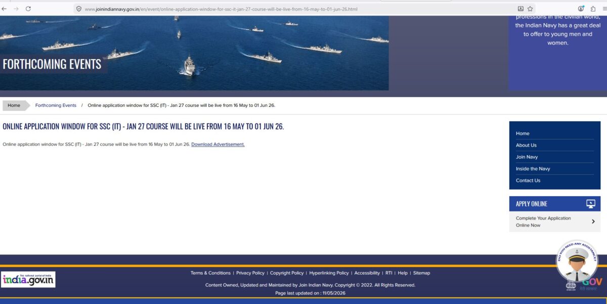 ssc it navy apply 2