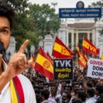 tvk protest againest governor