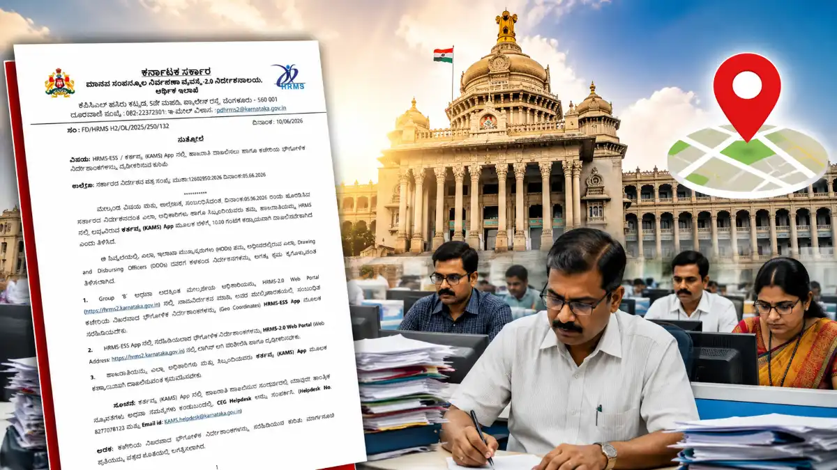 hrms order for govt employees
