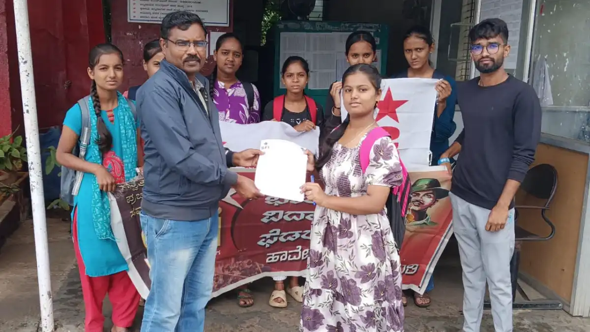 koluru bus issue