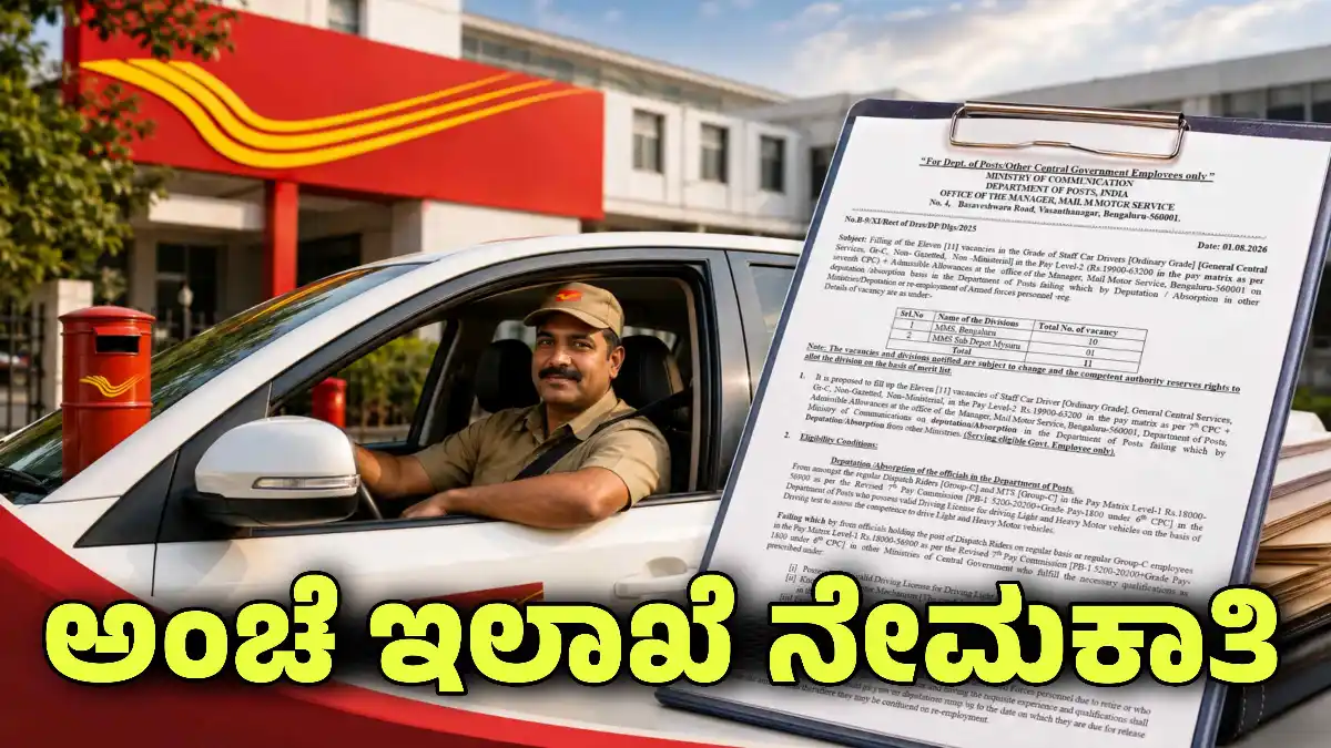 Post Office driver recruitment